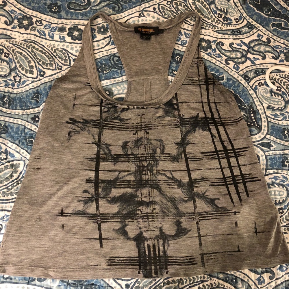 Diesel grey tank top